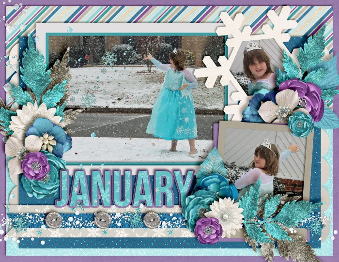 January Calendar Header