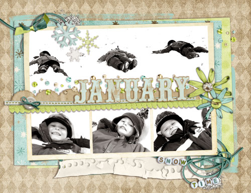 January Calendar page