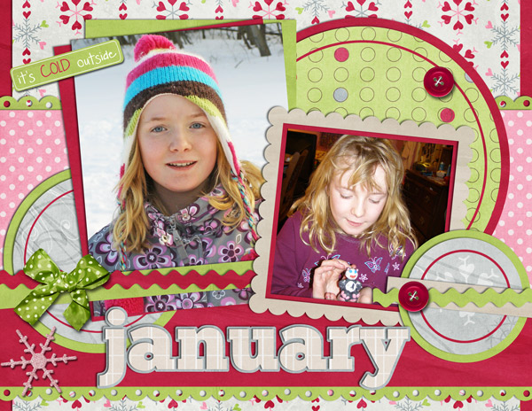 January Calendar Top