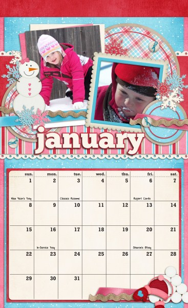 January Calendar