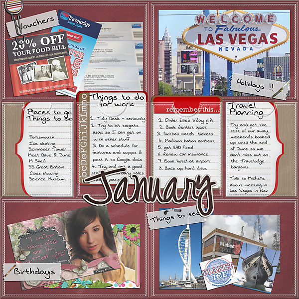 January pinboard