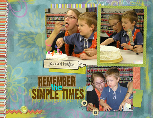 Jessica's Birthday Party - right page
