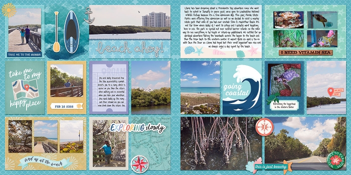 John D MacArthur Beach State Park - full spread