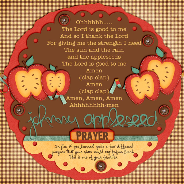 Johnny Appleseed Prayer