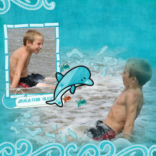 Joshy at the beach