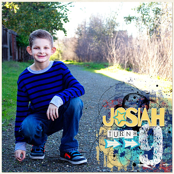 Josiah's 9th birthday - Left