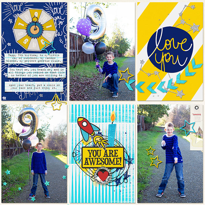 Josiah's 9th birthday - Left
