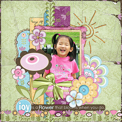 Joy is a flower