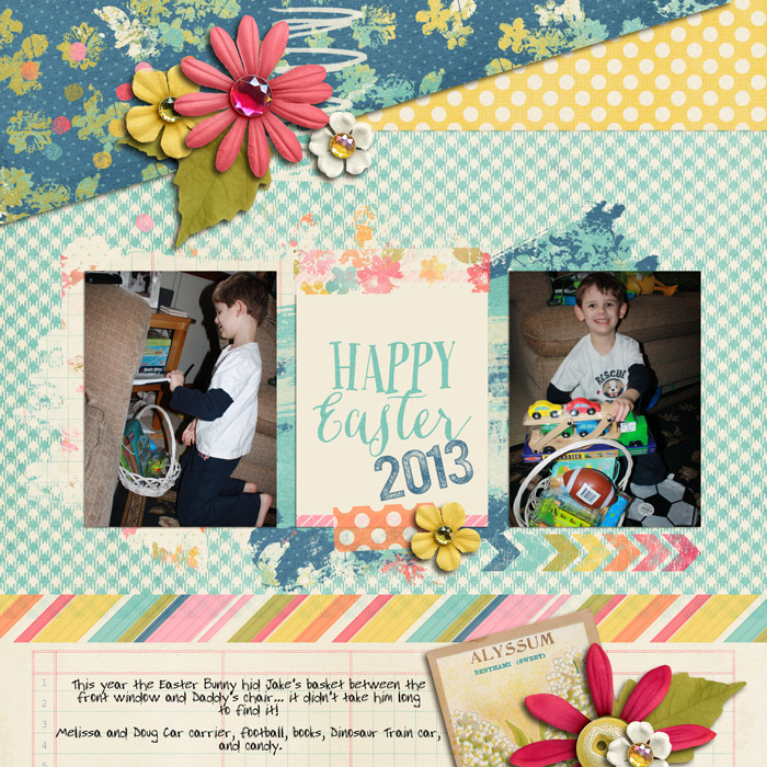 J's easter basket - 2013