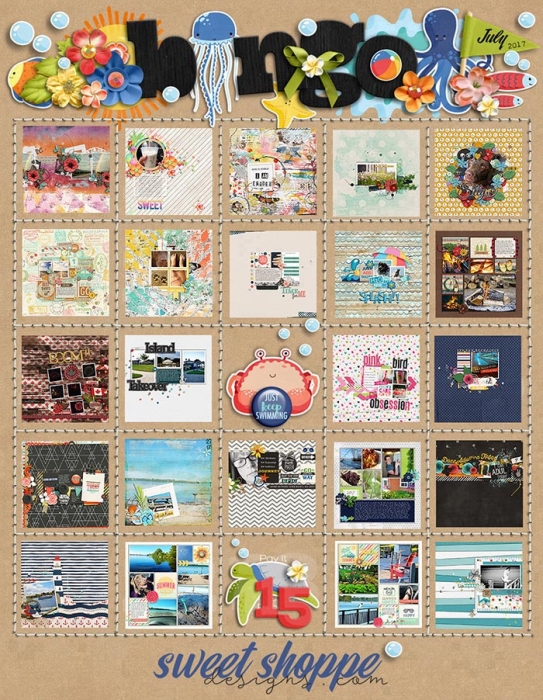 July 2017 Bingo Challenge