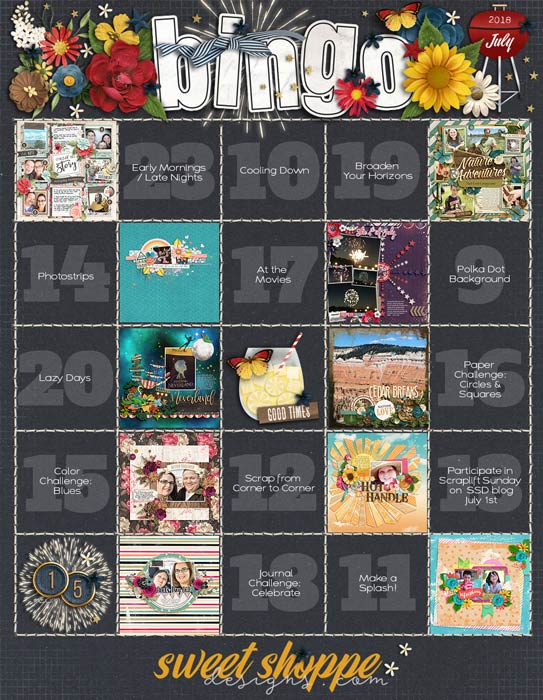 July 2018 Bingo