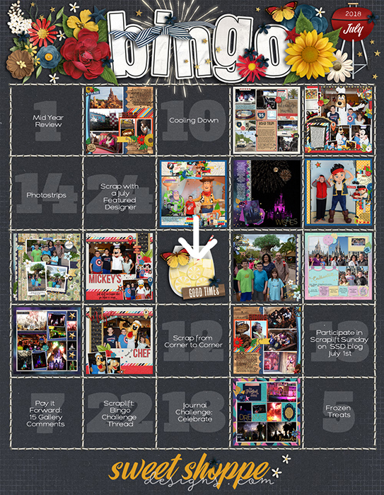 July 2018 Bingo