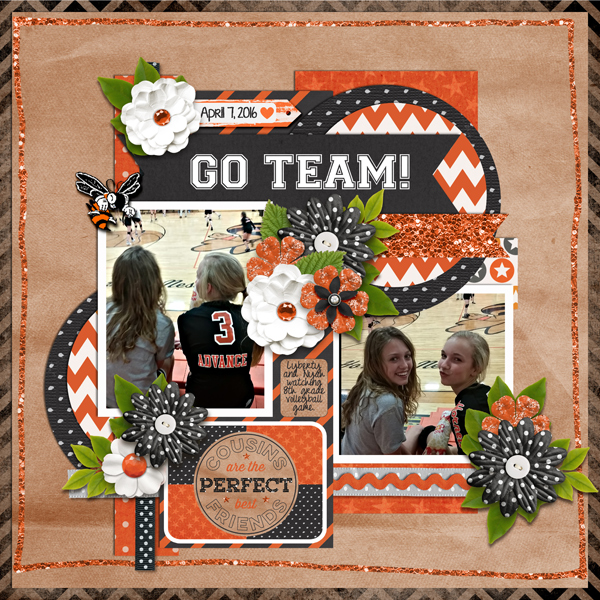 July Bingo #19-Go Team!