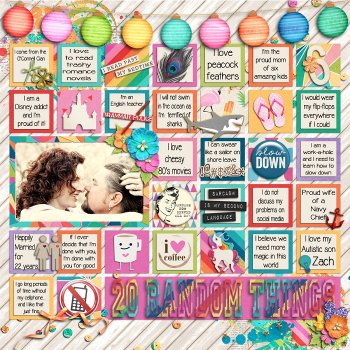 July Bingo #20: 20 Random Facts About Me