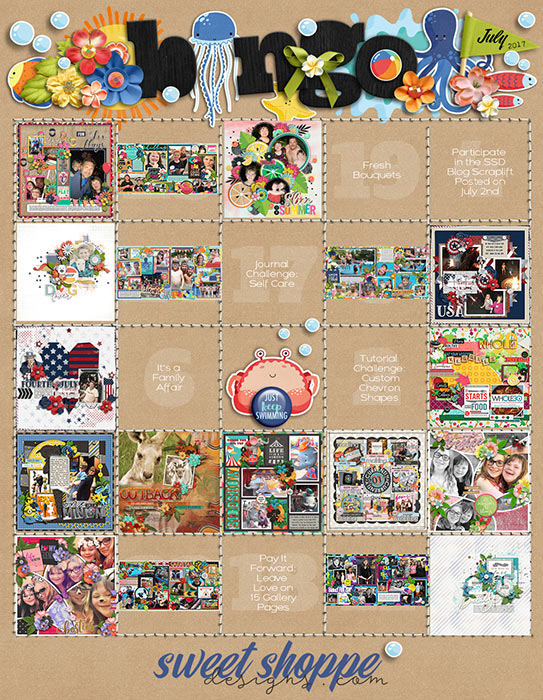 July Bingo Challenge 2017