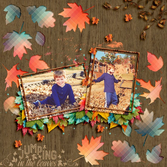 Jumping In The Leaves