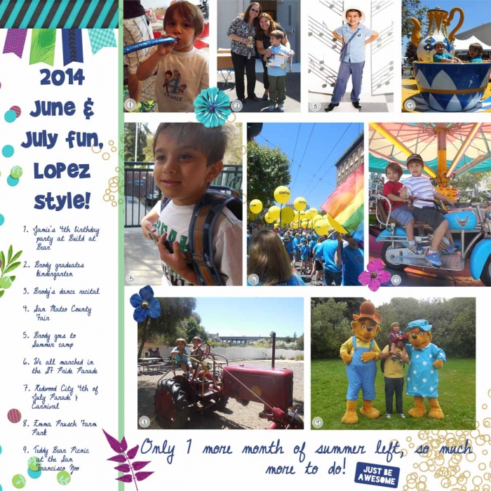 June & July fun