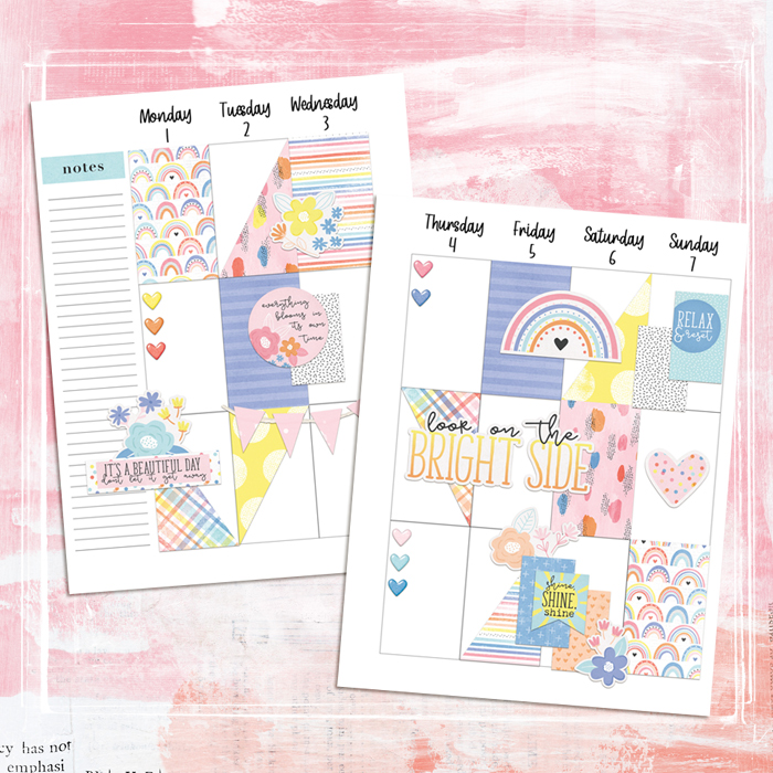 June Planner Spread