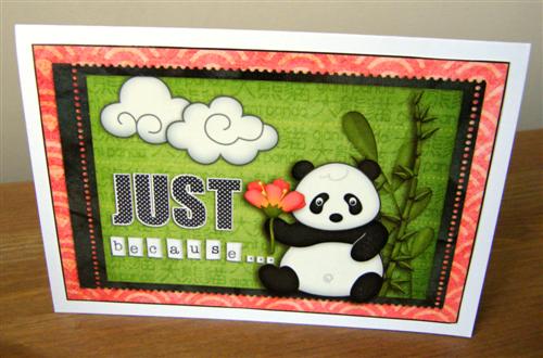 Just Because - card