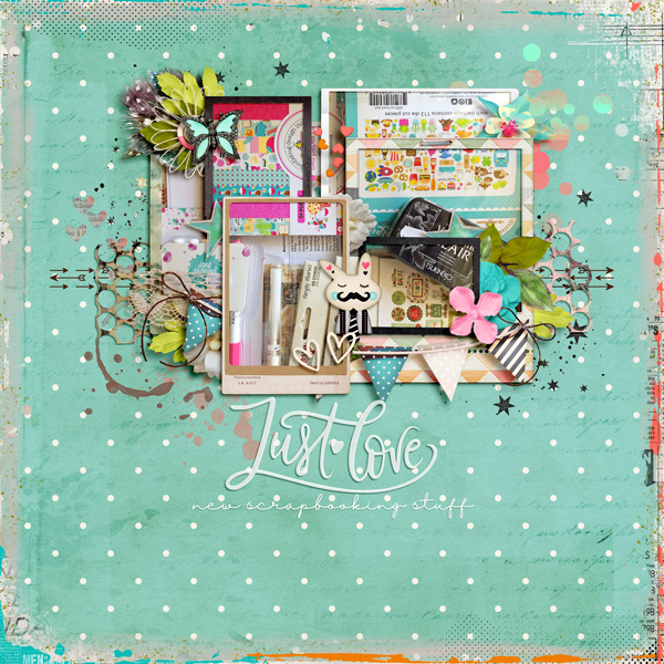 Just love new scrapbooking stuff!