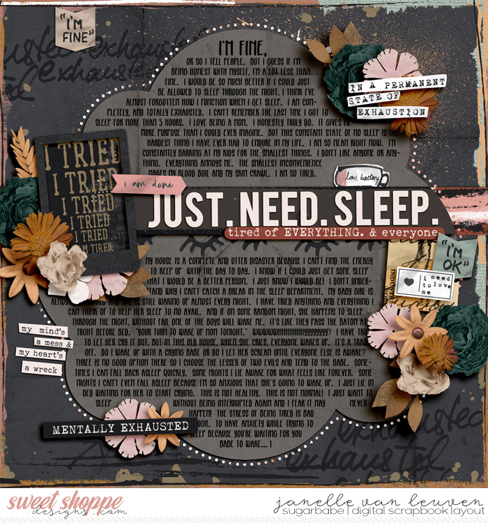 Just. Need. Sleep