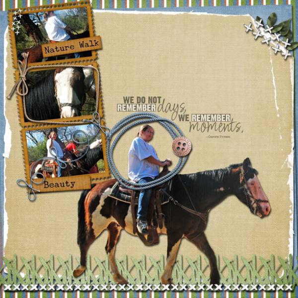 Kayla on a horse
