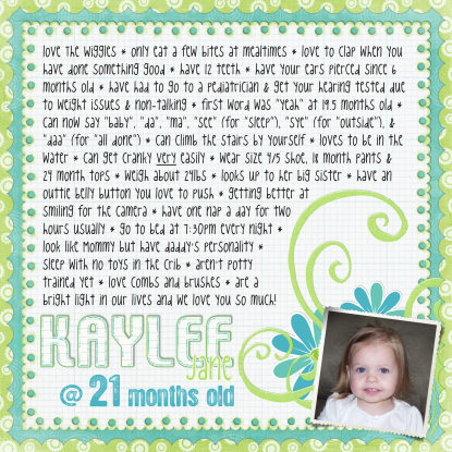 Kaylee @ 21 months