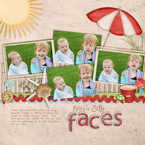 Keira's Silly Faces