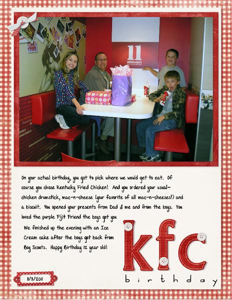 KFC Birthday