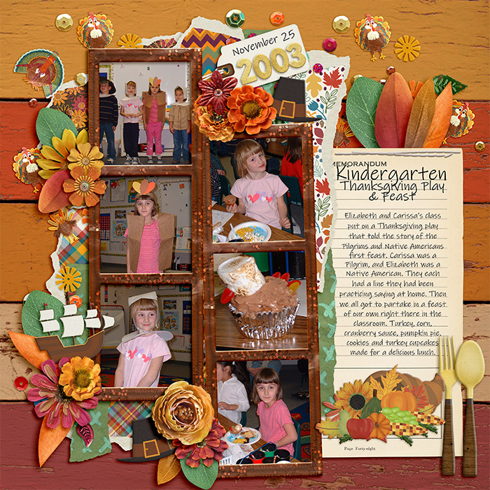 Kindergarten Thanksgiving Feast