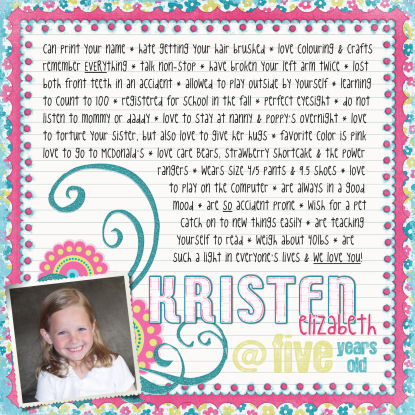 Kristen @ 5