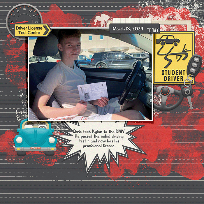 Kylan driving