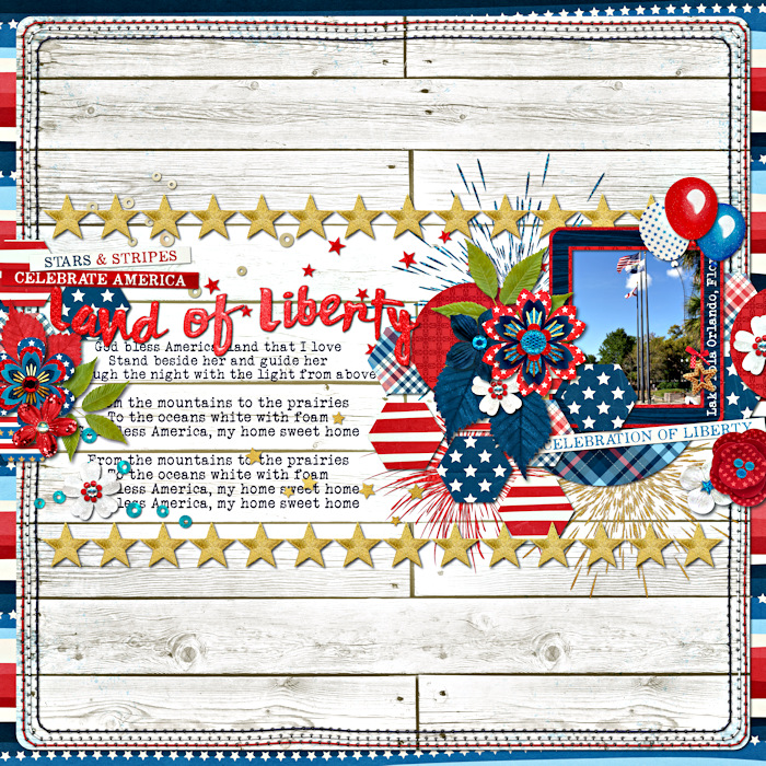 Land Of Liberty (Challenge 8 - Background Lighting)