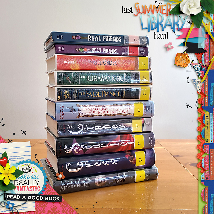 Last Summer Library Haul