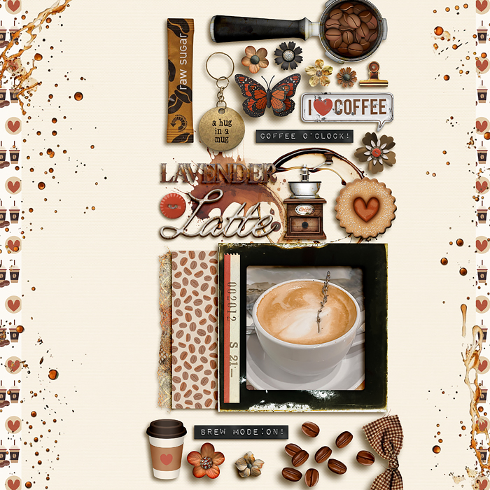 Lavender latte