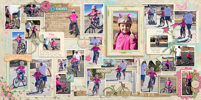 Learning to Ride Collage