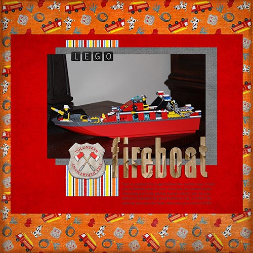 Lego fireboat
