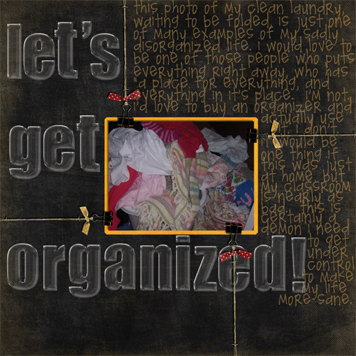 let's get organized