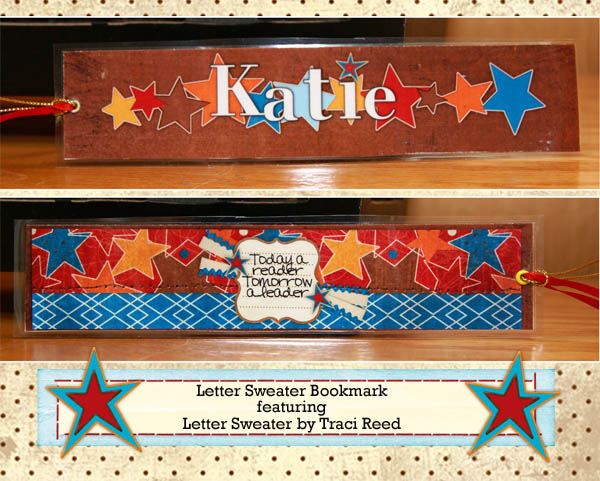 Letter Sweater Bookmark