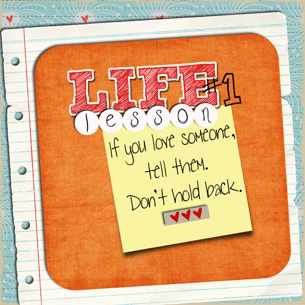 Life Lesson #1