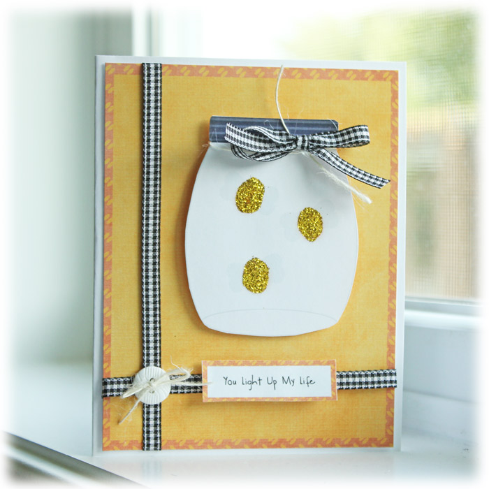 Lightning Bug Jar Card {hybrid}