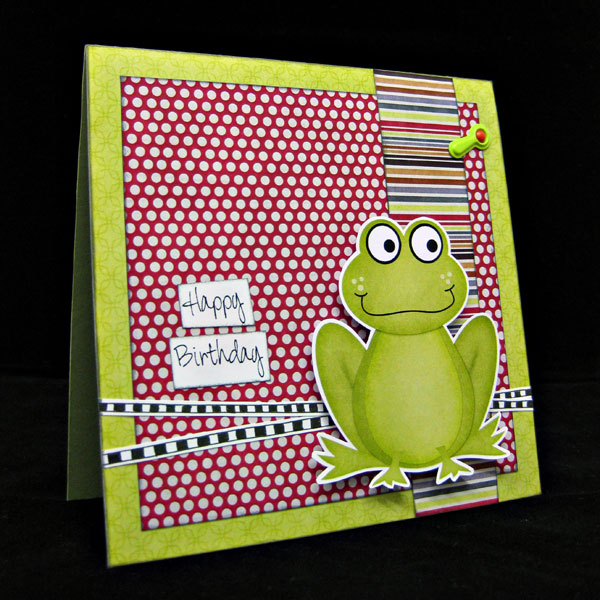 Lil' Froggy (Hybrid Birthday Card)