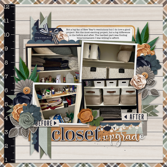 Linen closet makeover