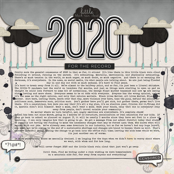 Little Black Rain Cloud: 2020