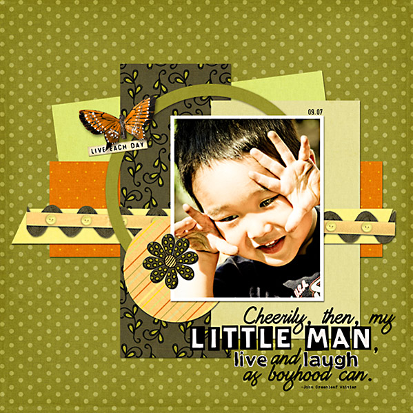 Little Man with Dirty  Hands