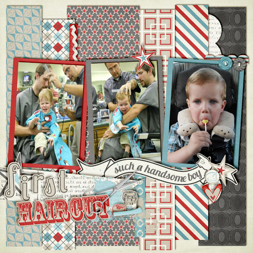 Logan's first haircut_right side