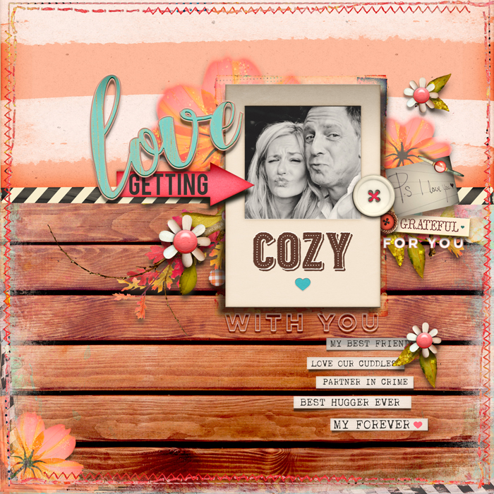 LOVE GETTING COZY WITH YOU