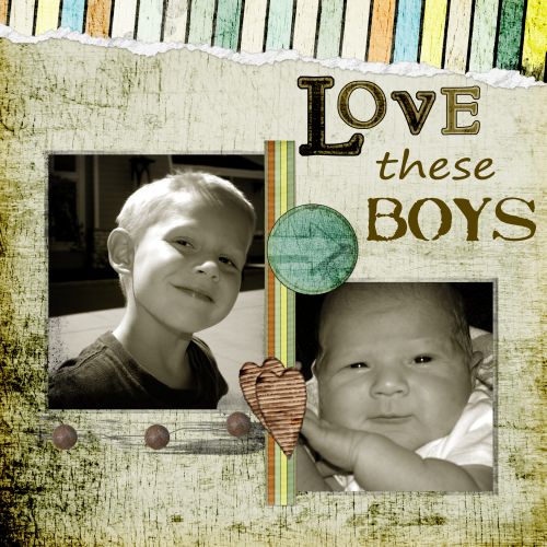 Love These Boys - Paper 2 Digi Challenge
