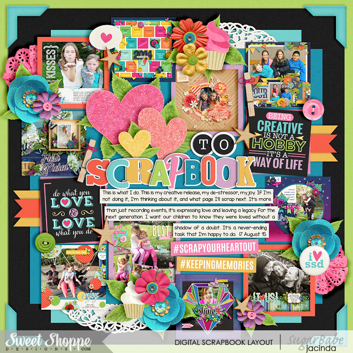 Love to scrapbook