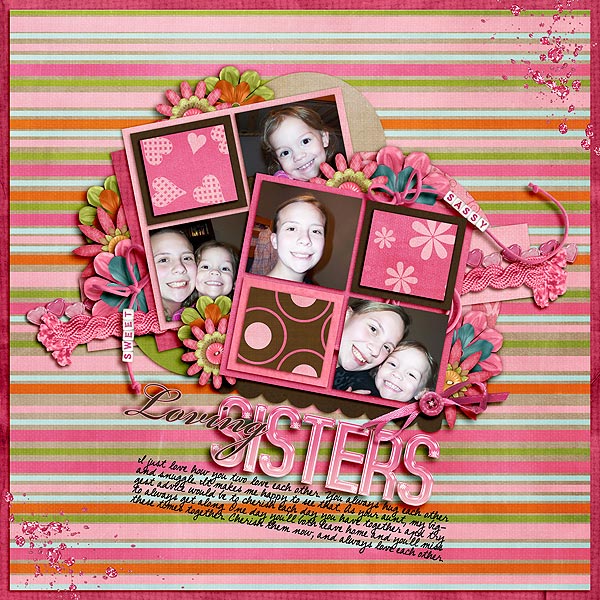 Loving sisters